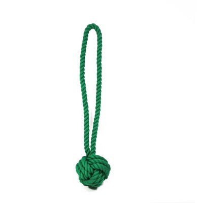 Monkey Fist Rope Holiday Dog Toy - Green - L - Boots & Barkley™