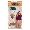 Depend Silhouette Incontinence & Postpartum Underwear for Women - Maximum Absorbency - 2 of 4