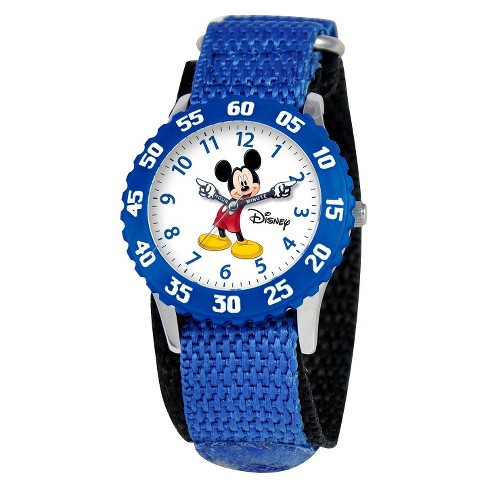 Boys' Disney Mickey Mouse Watch - Blue : Target