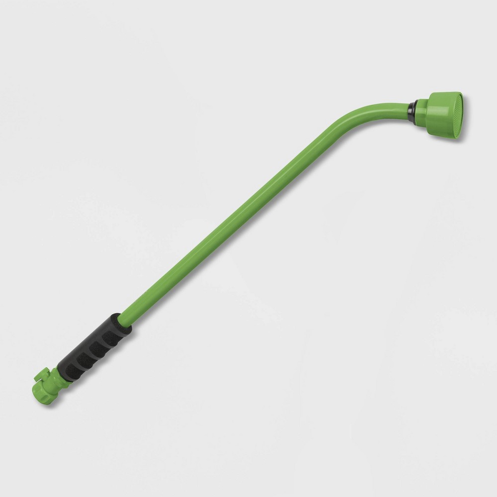 Martha Stewart MTS-WW24 Aluminum Watering Wand  Adjustable Flow Rate  Shut-Off Valve  Foam Grip  24-Inch