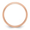 Black Bow Jewelry 2mm to 6mm 14K Rose Gold Half Round Standard Fit Band - 3 of 4