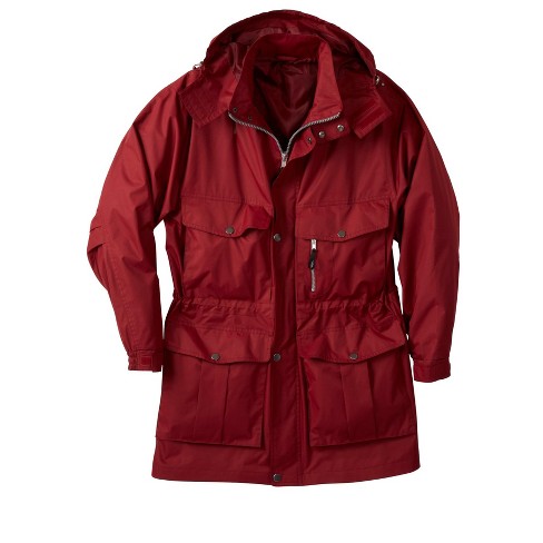 Boulder Creek By Kingsize Men's Big & Tall Lightweight Expedition Parka-  8xl, Red : Target