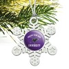 Prairie View A&M Panthers Logo Metal Snowflake Christmas Tree Holiday Ornament - 2 of 3