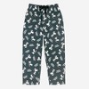 Men's Snoopy Cool Dad Lounge Pajama Pants - Dark Gray - 4 of 4