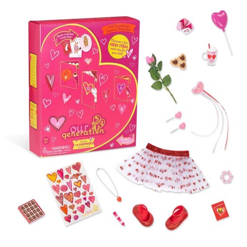 Our Generation Countdown Calendar for 18" Dolls - Sweetheart Surprise - image 1 of 4