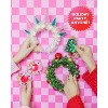 Holiday Wreath Tinsel Headband - 3 of 4