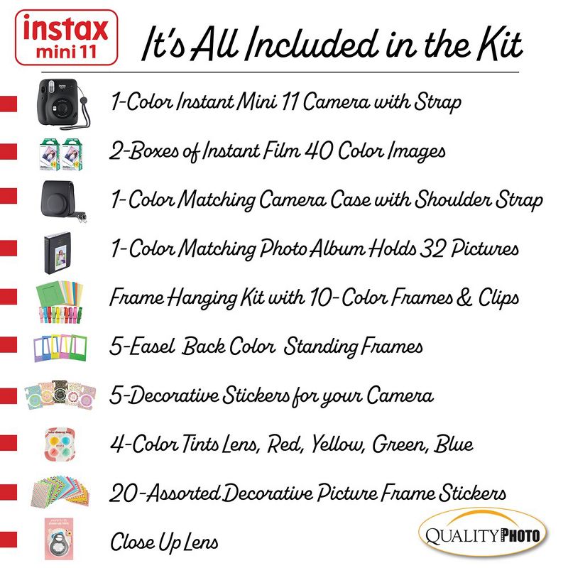 Fujifilm Instax Mini 11 Instant Camera with 40 Fujifilm Prints, 3 of 9