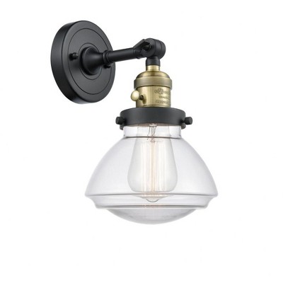 Olean - 1 Light Wall Sconce In Industrial Style-7.75 Inches Tall and 6.75 Inches Wide