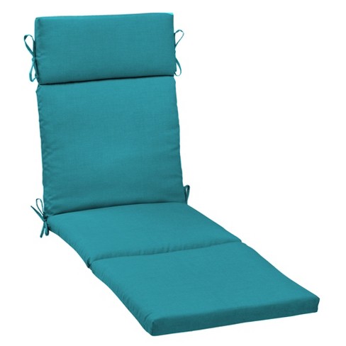 Arden Selections Outdoor Chaise Lounge Cushion 72 X 21, Lake Blue Leala ...