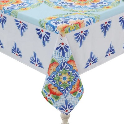 Laural Home Talavera Rectangle Tablecloth