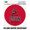 Cal State Northridge Primary Logo Automotive Car Window Locker Circle Bumper Sticker - 2 of 4