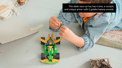 LEGO NINJAGO Lloyd's Pull-Back Race Car Building Toy for Pretend