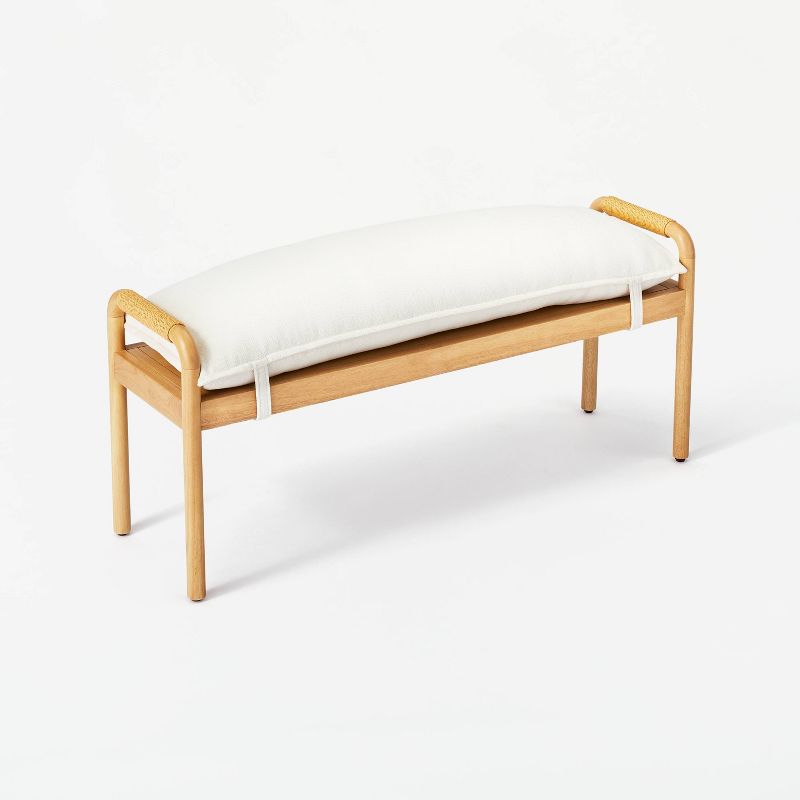 Ventura Bench Natural (KD) - Threshold&#8482; designed with Studio McGee, 4 of 8