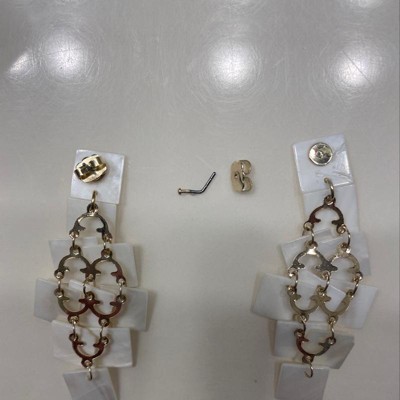 Crystal Tear Drop Earrings - A New Day™ Clear : Target