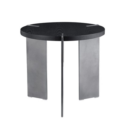 NicBex Round Coffee Table 19.68" or 35.43"W Wood Top & Metal Feet Ready-to-Assemble for Living Room