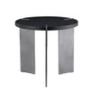 Okak 19.68"W/35.43"W Round Coffee Table Wood Surface and Metel Feet for Living Room, Ready-to-Assemble - 2 of 4