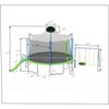 HFYee 12/14FT Mega Playground Trampoline Slide, Swings & Hoop Safety Combo for Ages 8+ High Capacity - 2 of 4