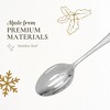Spode Christmas Tree Slotted Spoon,18/10 Stainless Steel, 10" - 4 of 4