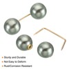 Unique Bargains Metal Decorative DIY Women's Clothing Dress Pearl Sewing Brooch Pins 10 Pcs - 4 of 4