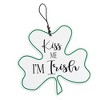 K & K INTERIORS 3.75 In Metal Irish Clover Saint Patricks Tree Ornaments - 4 of 4