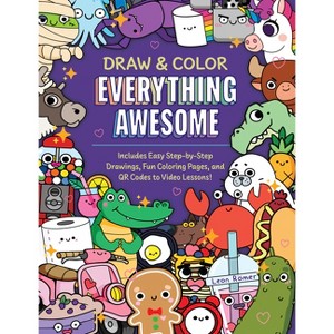 Draw and Color Everything Awesome - by  Leon Römer (Paperback) - 1 of 1