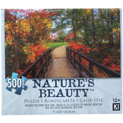 KI Puzzles Bridge 500 Piece Natures Beauty Jigsaw Puzzle