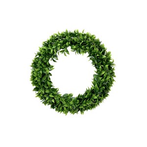 Nearly Natural 20-in Artificial Bay Leaf Wreath - 1 of 4