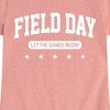 Girls' - Instant Message - Field Day Let The Games Begin Fitted Short Sleeve Graphic T-Shirt - 2 of 4