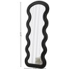 JUJABU Full-Length Wavy Floor Mirror with Stand for Bedroom or Living Room - 3 of 4