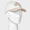 NYC Baseball Hat - Mighty Fine Beige - image 2 of 4