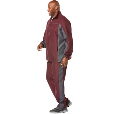 KingSize Long Sleeve Colorblock Tracksuit - 7XL, Navy Colorblock — фото 4