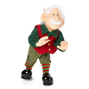 Northlight 10" Zims The Elves Themselves Dexter Collectible Christmas Elf Tabletop Figure - 1 of 2