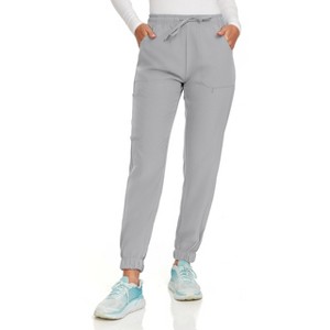 Hey Collection Women Medical Scrubs Jogger Pants with 4 Pockets and 4-Way Stretch - 1 of 4
