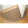 WaterHog 2'x3'3" Squares Indoor/Outdoor Half Round Door Mat - 2 of 4