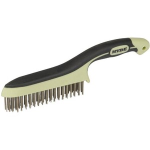 Hyde MAXXGRIP PRO 1 in. W X 11.75 in. L Stainless Steel Wire Brush - 1 of 1