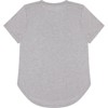 Ladies Mickey Mouse Fashion Shirt - Womens Mickey & Minnie Mouse Top - Disney Curved Hem Hi Lo Short Sleeve Tee (Heather Grey, Medium) - 2 of 4