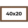 PosterPalooza | Panoramic Museum Black Picture Frame - UV Acrylic, Foam Board Backing, Hanging Hardware - 2 of 4