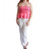Women's Strapless Smocked Babydoll Top - day + moon - 4 of 4