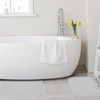 Classic Solid Eco-Friendly Modern Textured Premium Cotton Traditional 2-Piece Absorbent Bath Mat Set by Blue Nile Mills - 4 of 4