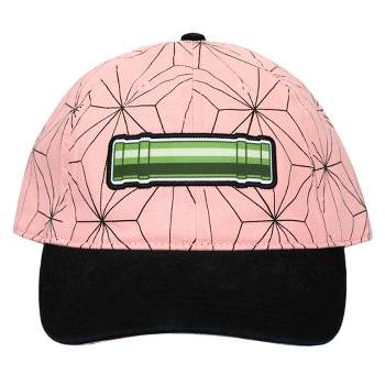 Demon Slayer Nezuko Bamboo Pink Traditonal Adjustable Hat