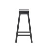 CAVINAS Modern Bar Stools Set of 2, 24" Seat Height Counter Stool with Wood Legs for Bar, Kitchen, Dining Room - 4 of 4