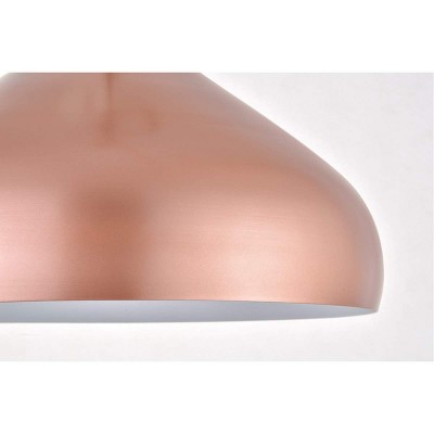 Modern Honey Gold Aluminum Pendant Light