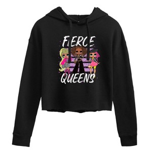 Women's - LOL Surprise! - Fierce Queens Cropped Graphic Hoodie - 1 of 3