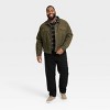 Men's Big & Tall Corduroy Trucker Jacket - Goodfellow & Co™ Olive Green 5XLT