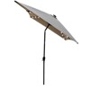 VisioGear Patio Umbrellas, Outdoor Umbrella with Crank and Push Button Tilt for Garden Backyard Pool Swimming Pool, 71.65*5.51*5.51 - 4 of 4