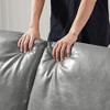 Modern Arm Chair, PU Leather Accent Armchair With Thick Padded Backrest, Seat Cushion Sofa Chair, Metal Frame Single Chair For Living Room, Office - 4 of 4