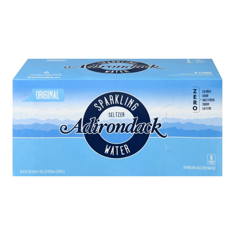 Adirondack Sparkling Seltzer Water Original - Case of 3/8 pack, 12 oz, 2 of 6