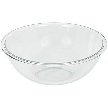 Clifftop 4 Piece 67 oz. and 114 oz. Glass Mixing Bowl Set with Lids in