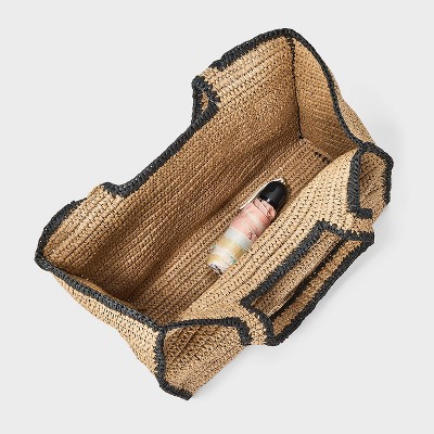 Сумки A New Day Straw XL Tote Bag - A New Day™ Natural — фото 4