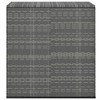 vidaXL Patio Cushion Box PE Rattan Gray - 2 of 4